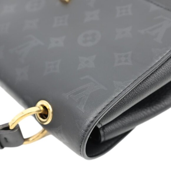 Louis Vuitton  Very One Handle Monogram Leather Shoulder Bag Black - Picture 6 of 12